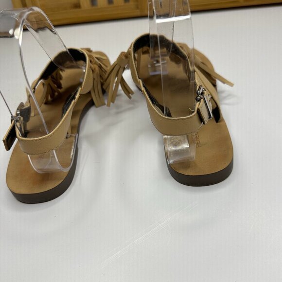 Rebecca Minkoff Erin Nude Leather Tassel Sandal in Nude - Size 6 1/2 - Picture 5 of 8